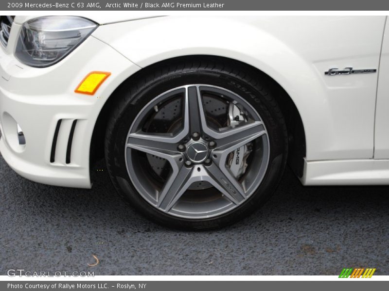 Arctic White / Black AMG Premium Leather 2009 Mercedes-Benz C 63 AMG