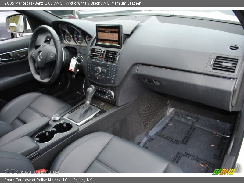 Arctic White / Black AMG Premium Leather 2009 Mercedes-Benz C 63 AMG