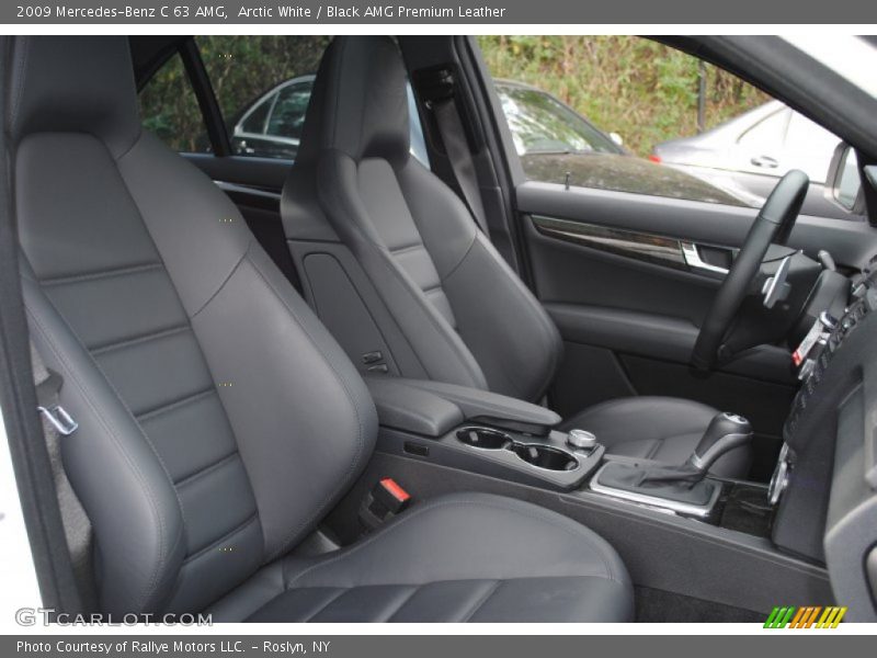 Arctic White / Black AMG Premium Leather 2009 Mercedes-Benz C 63 AMG
