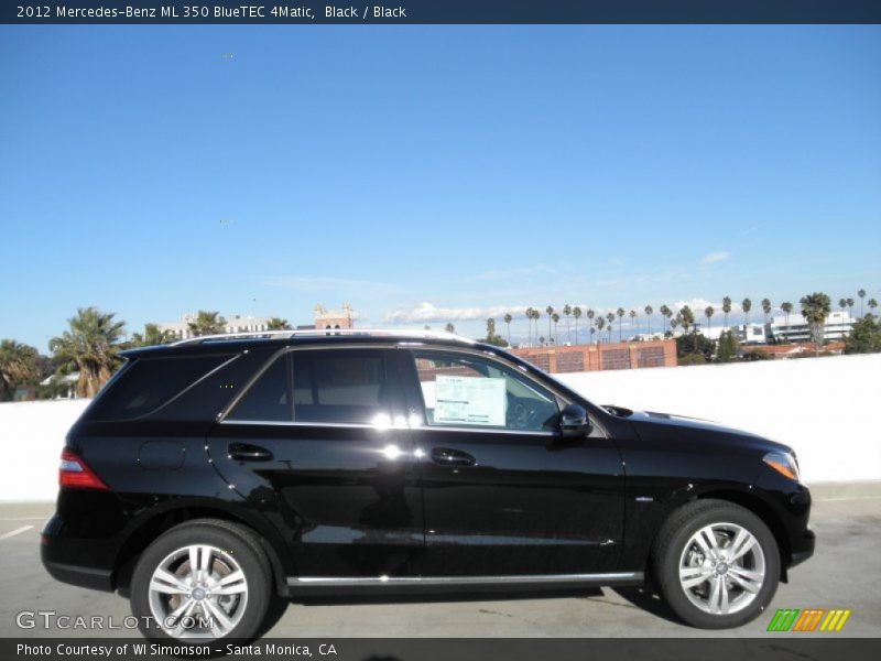 Black / Black 2012 Mercedes-Benz ML 350 BlueTEC 4Matic