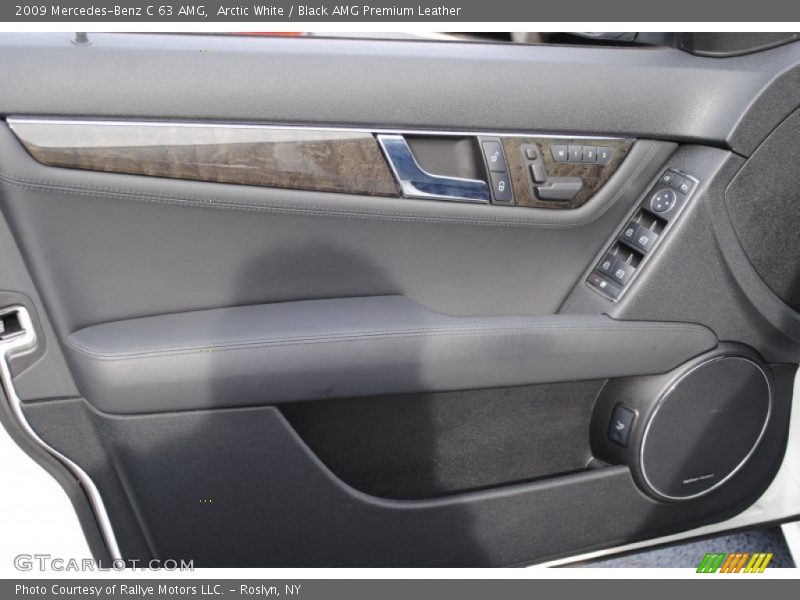 Arctic White / Black AMG Premium Leather 2009 Mercedes-Benz C 63 AMG