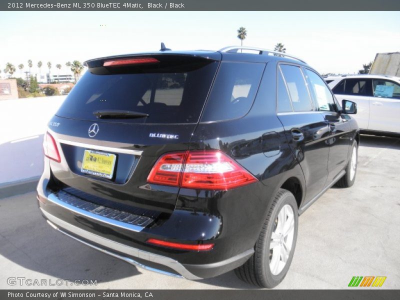 Black / Black 2012 Mercedes-Benz ML 350 BlueTEC 4Matic
