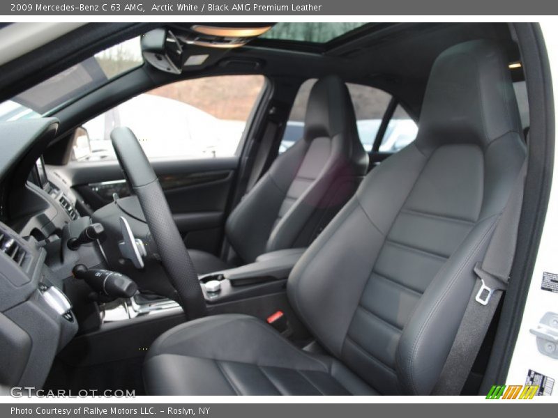 Arctic White / Black AMG Premium Leather 2009 Mercedes-Benz C 63 AMG