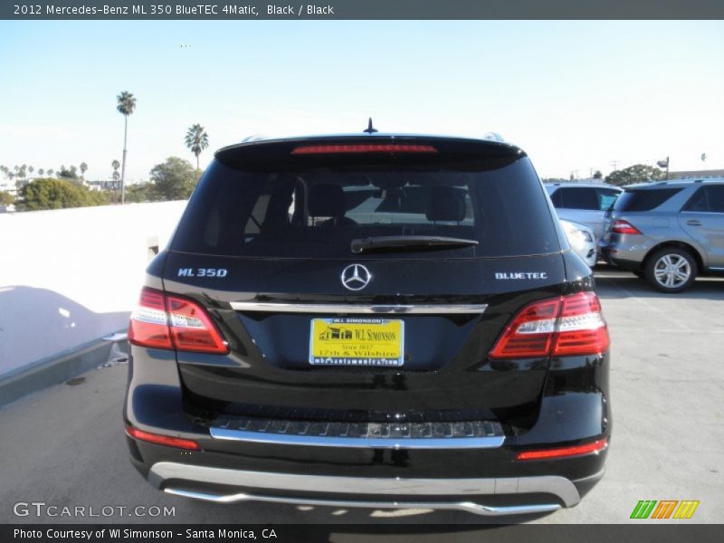 Black / Black 2012 Mercedes-Benz ML 350 BlueTEC 4Matic