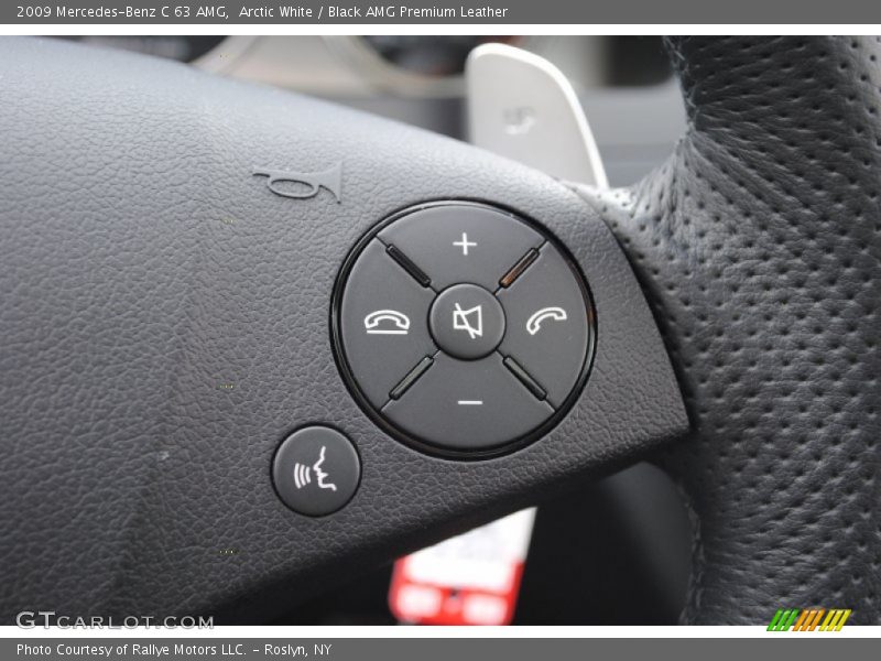 Arctic White / Black AMG Premium Leather 2009 Mercedes-Benz C 63 AMG