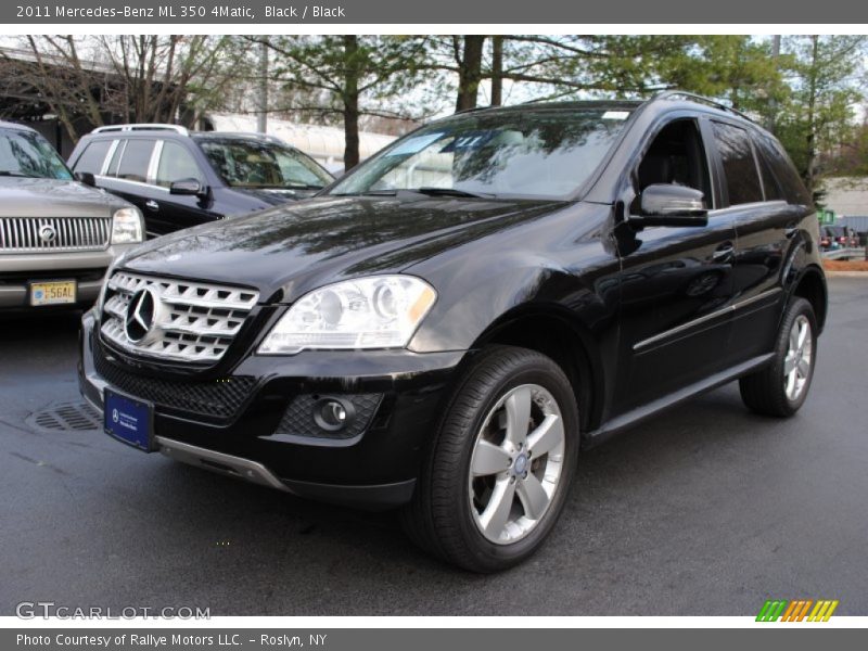 Black / Black 2011 Mercedes-Benz ML 350 4Matic