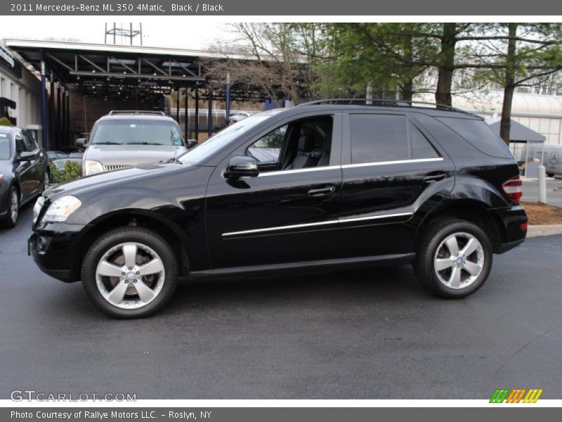 Black / Black 2011 Mercedes-Benz ML 350 4Matic