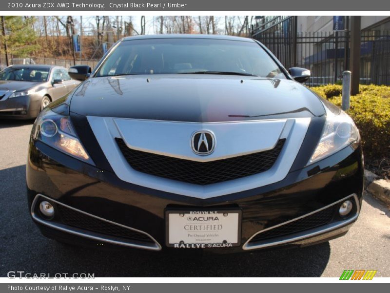 Crystal Black Pearl / Umber 2010 Acura ZDX AWD Technology