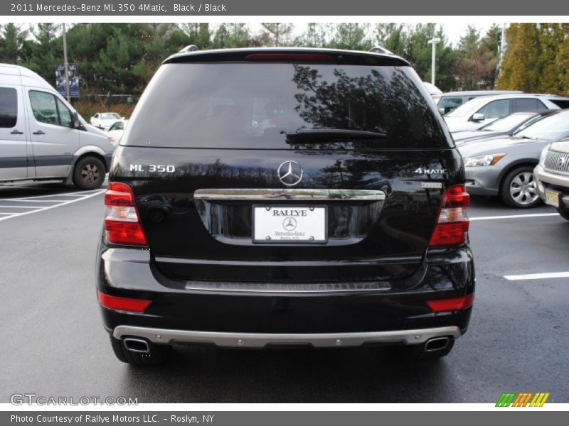 Black / Black 2011 Mercedes-Benz ML 350 4Matic