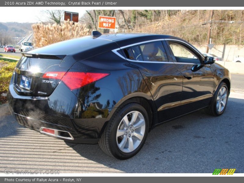 Crystal Black Pearl / Umber 2010 Acura ZDX AWD Technology