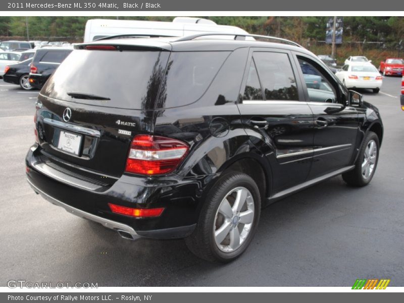 Black / Black 2011 Mercedes-Benz ML 350 4Matic