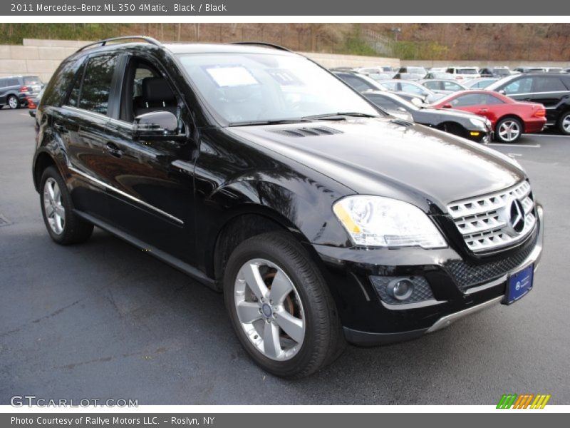Black / Black 2011 Mercedes-Benz ML 350 4Matic