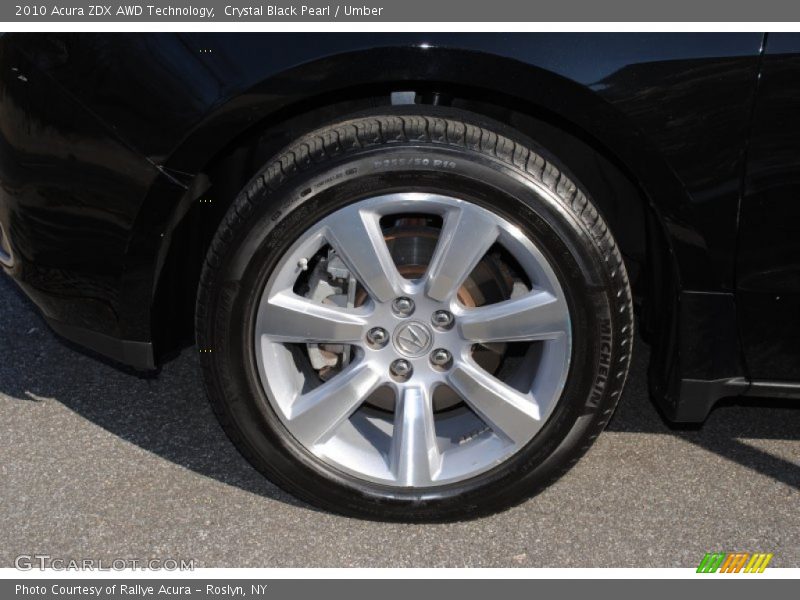 Crystal Black Pearl / Umber 2010 Acura ZDX AWD Technology