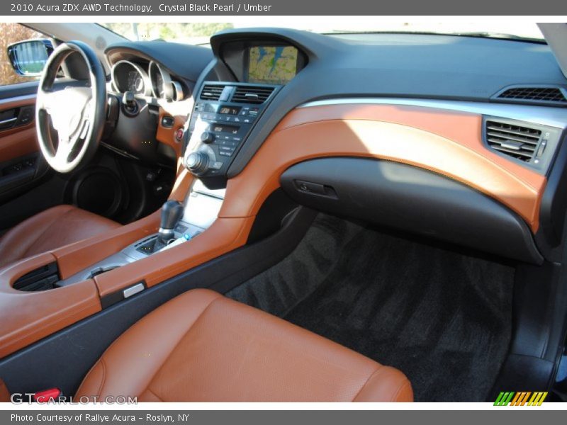 Crystal Black Pearl / Umber 2010 Acura ZDX AWD Technology