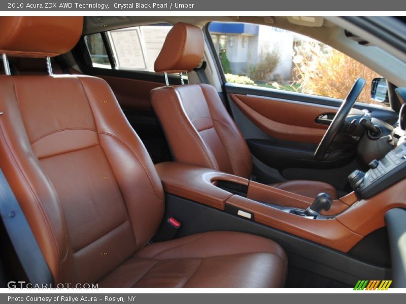 Crystal Black Pearl / Umber 2010 Acura ZDX AWD Technology