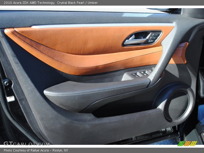 Crystal Black Pearl / Umber 2010 Acura ZDX AWD Technology