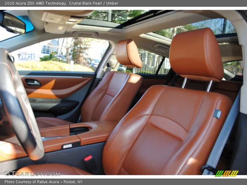 Crystal Black Pearl / Umber 2010 Acura ZDX AWD Technology