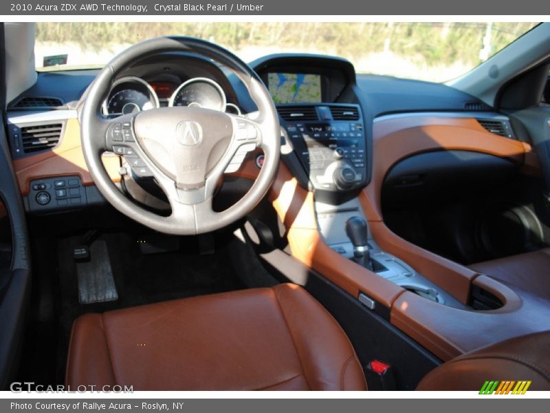 Crystal Black Pearl / Umber 2010 Acura ZDX AWD Technology