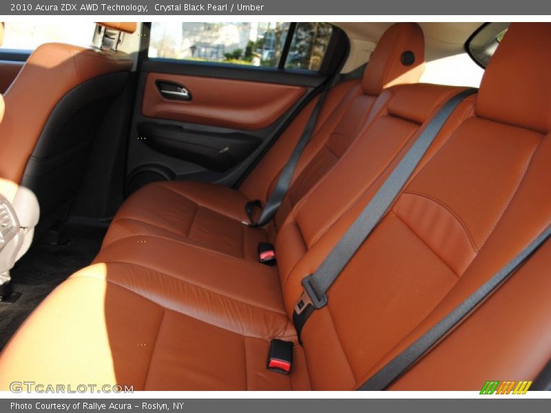 Crystal Black Pearl / Umber 2010 Acura ZDX AWD Technology