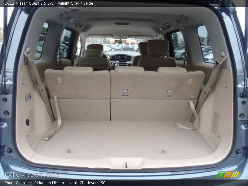 Twilight Gray / Beige 2012 Nissan Quest 3.5 SV