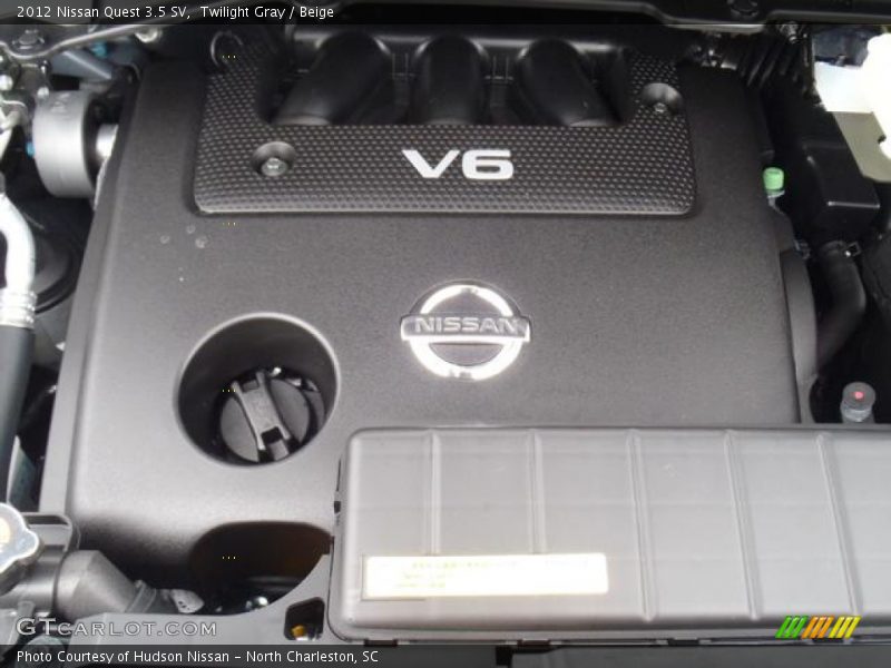 Twilight Gray / Beige 2012 Nissan Quest 3.5 SV