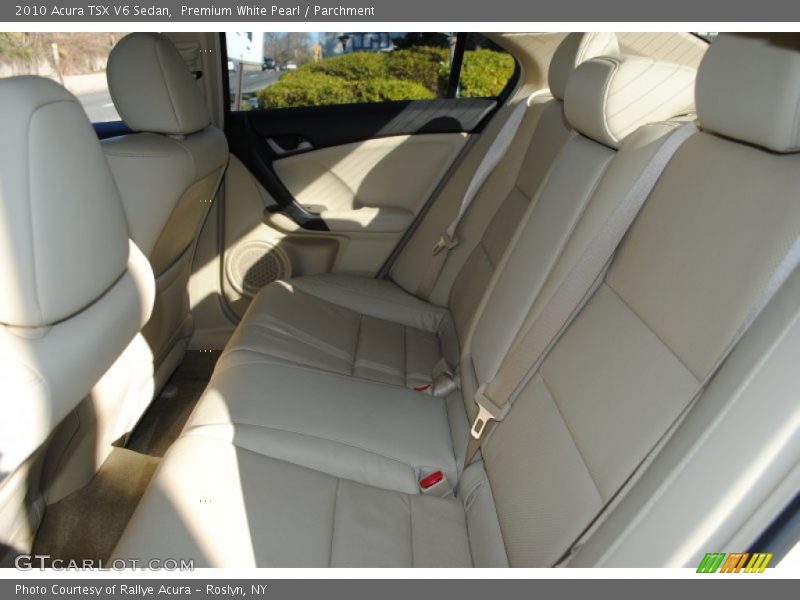 Premium White Pearl / Parchment 2010 Acura TSX V6 Sedan