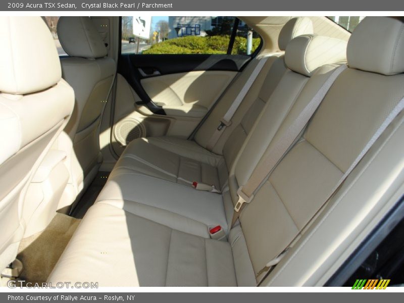 Crystal Black Pearl / Parchment 2009 Acura TSX Sedan
