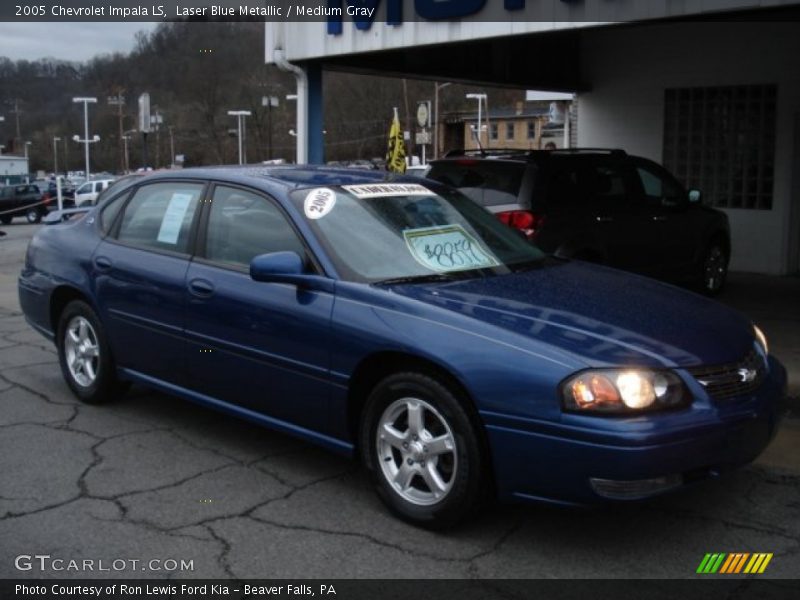 Laser Blue Metallic / Medium Gray 2005 Chevrolet Impala LS