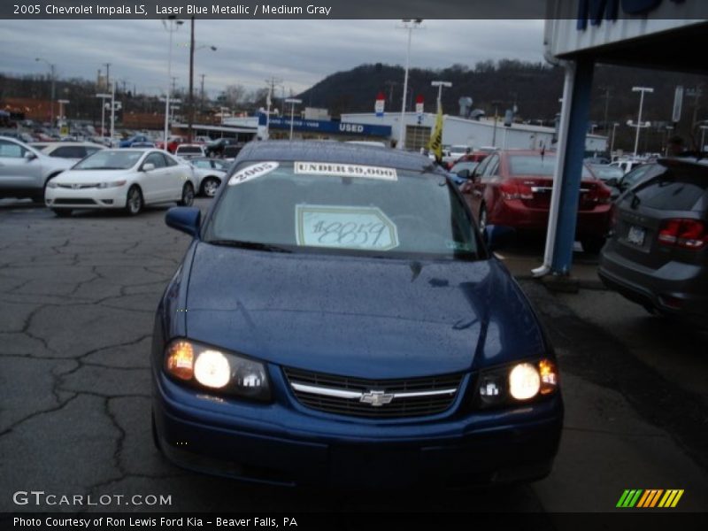 Laser Blue Metallic / Medium Gray 2005 Chevrolet Impala LS