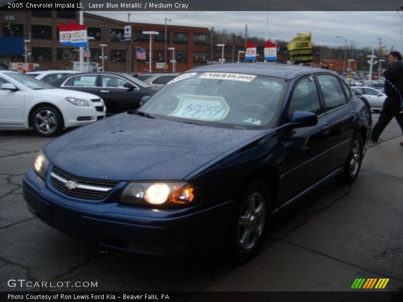 Laser Blue Metallic / Medium Gray 2005 Chevrolet Impala LS