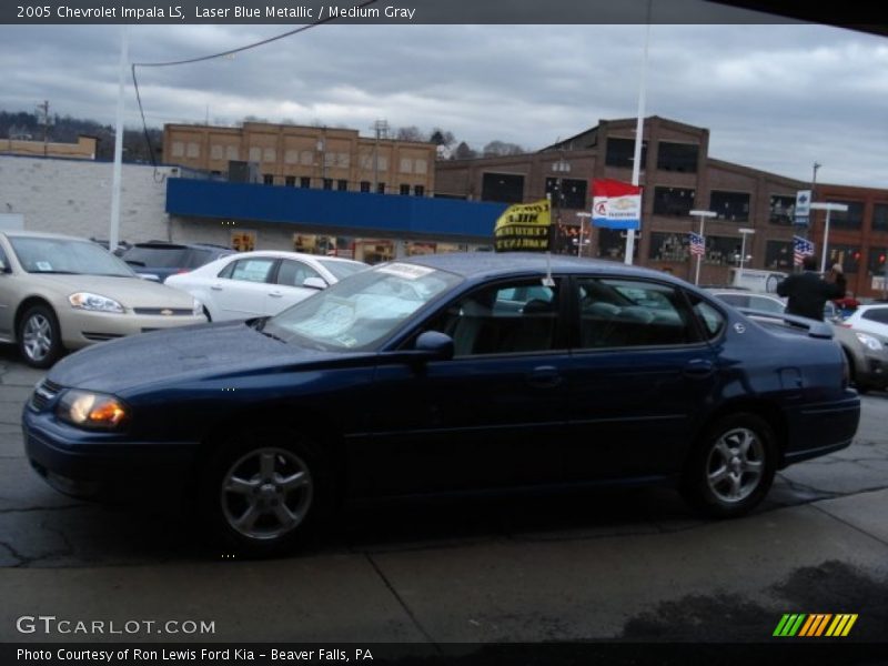 Laser Blue Metallic / Medium Gray 2005 Chevrolet Impala LS