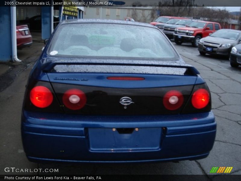 Laser Blue Metallic / Medium Gray 2005 Chevrolet Impala LS