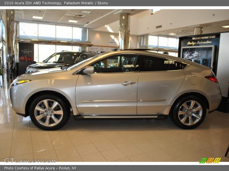 Palladium Metallic / Ebony 2010 Acura ZDX AWD Technology