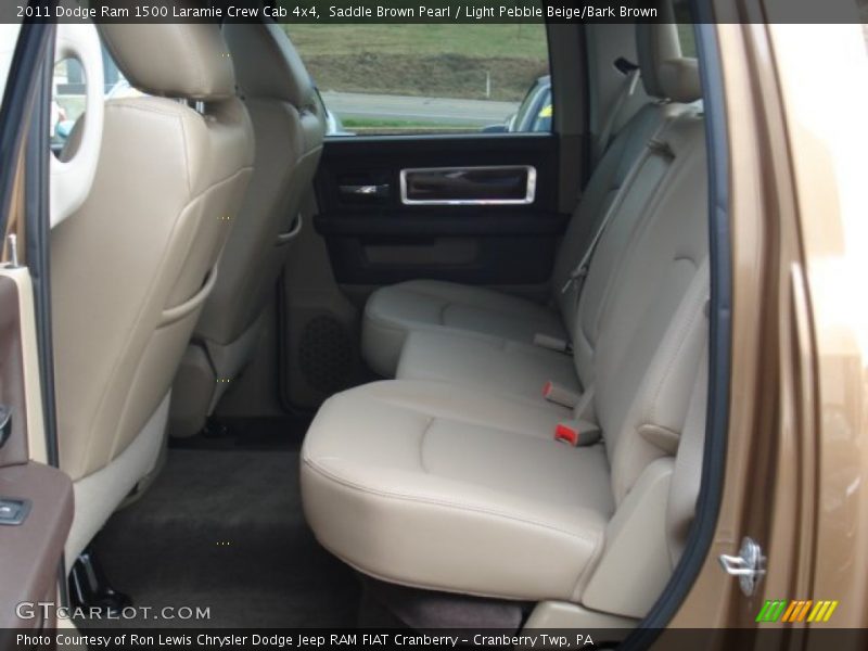 Saddle Brown Pearl / Light Pebble Beige/Bark Brown 2011 Dodge Ram 1500 Laramie Crew Cab 4x4