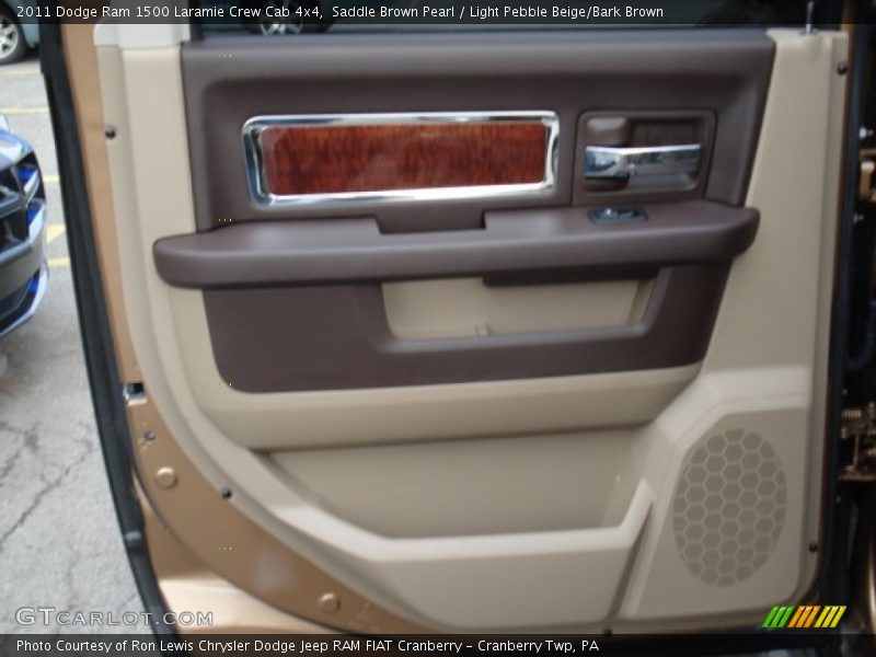 Saddle Brown Pearl / Light Pebble Beige/Bark Brown 2011 Dodge Ram 1500 Laramie Crew Cab 4x4