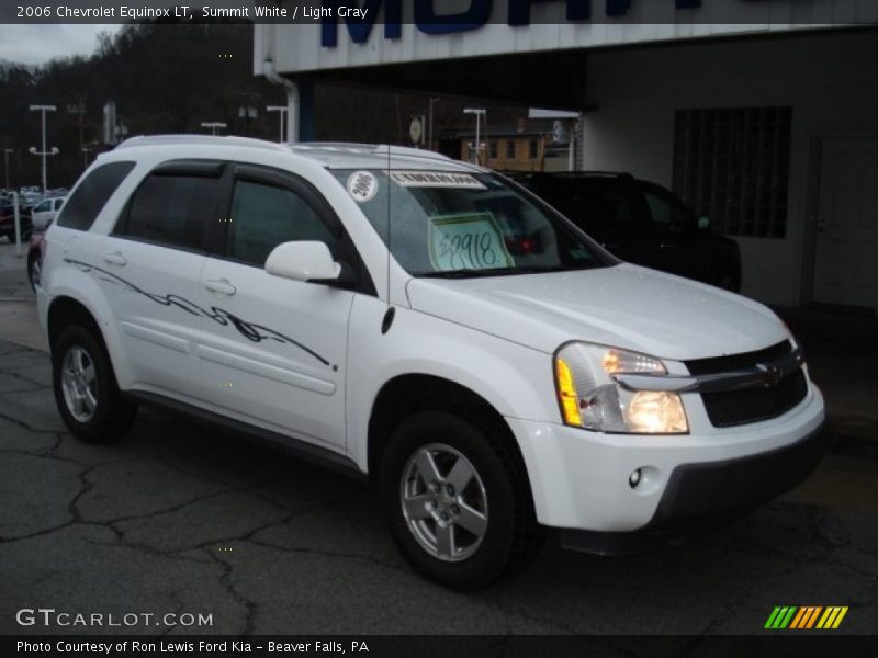 Summit White / Light Gray 2006 Chevrolet Equinox LT