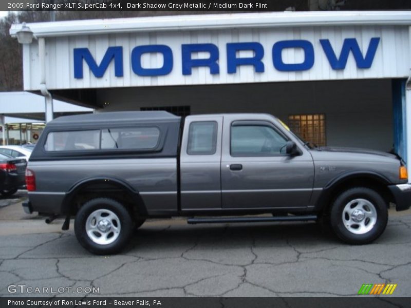Dark Shadow Grey Metallic / Medium Dark Flint 2005 Ford Ranger XLT SuperCab 4x4