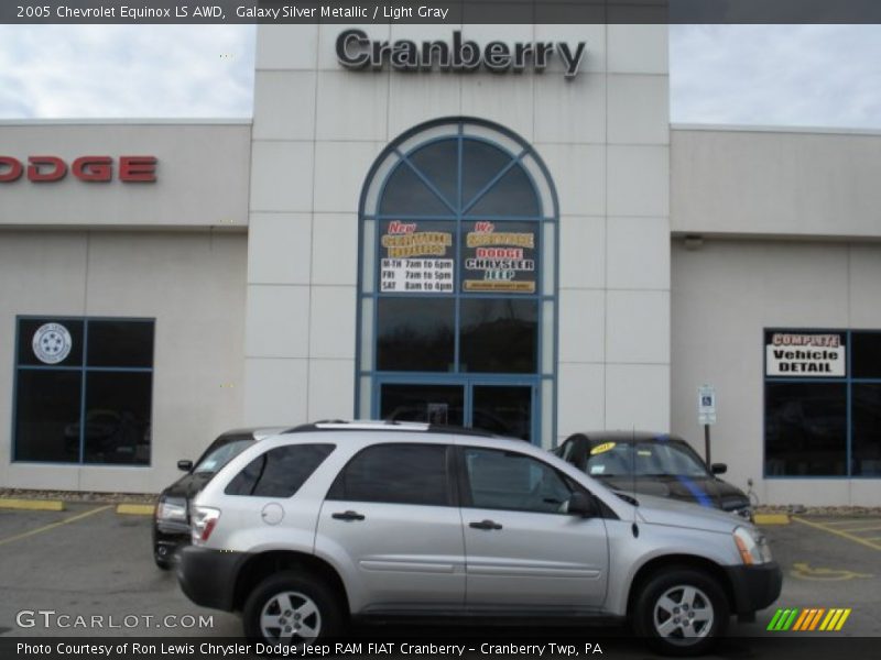 Galaxy Silver Metallic / Light Gray 2005 Chevrolet Equinox LS AWD