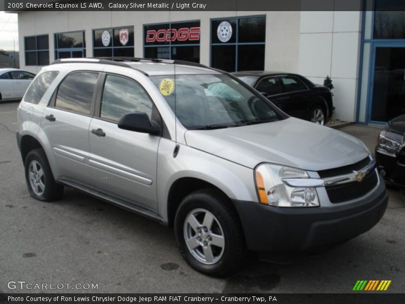 Galaxy Silver Metallic / Light Gray 2005 Chevrolet Equinox LS AWD