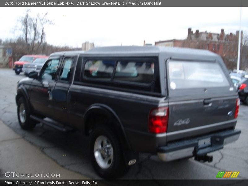 Dark Shadow Grey Metallic / Medium Dark Flint 2005 Ford Ranger XLT SuperCab 4x4