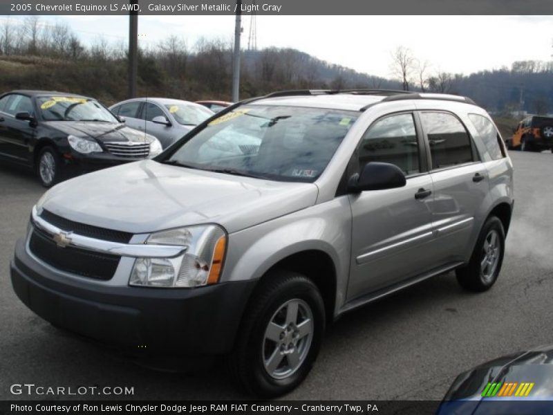 Galaxy Silver Metallic / Light Gray 2005 Chevrolet Equinox LS AWD