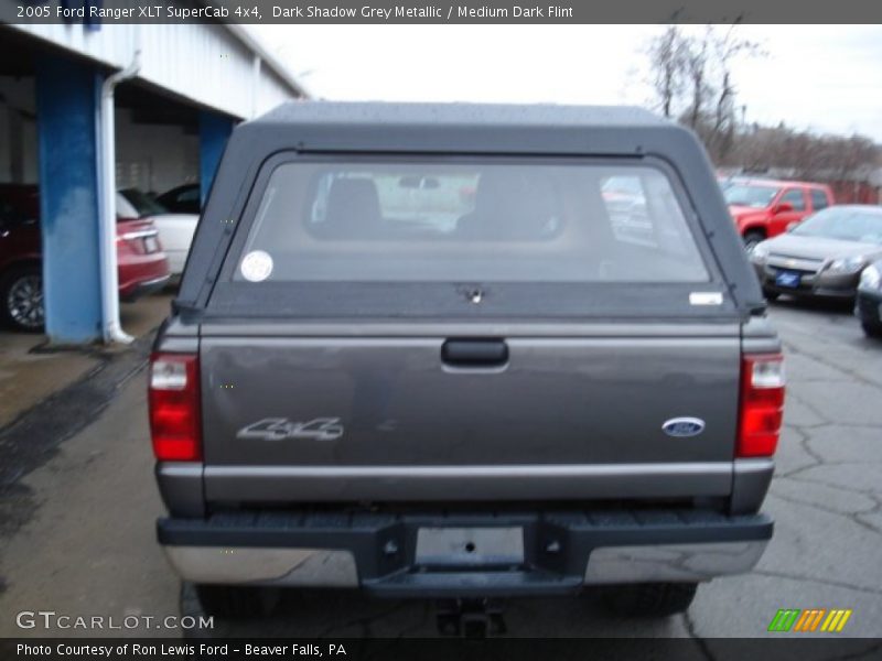 Dark Shadow Grey Metallic / Medium Dark Flint 2005 Ford Ranger XLT SuperCab 4x4