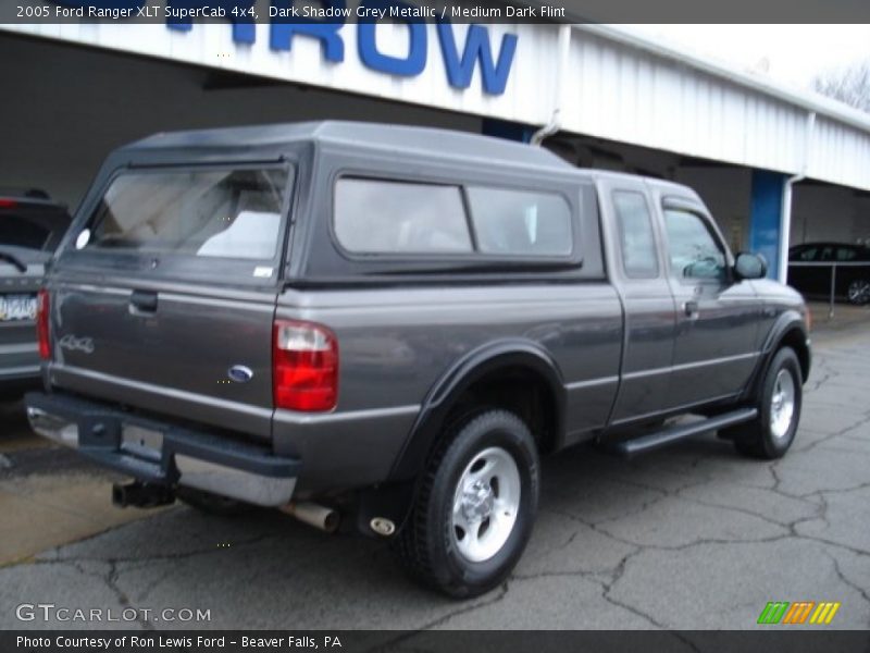 Dark Shadow Grey Metallic / Medium Dark Flint 2005 Ford Ranger XLT SuperCab 4x4