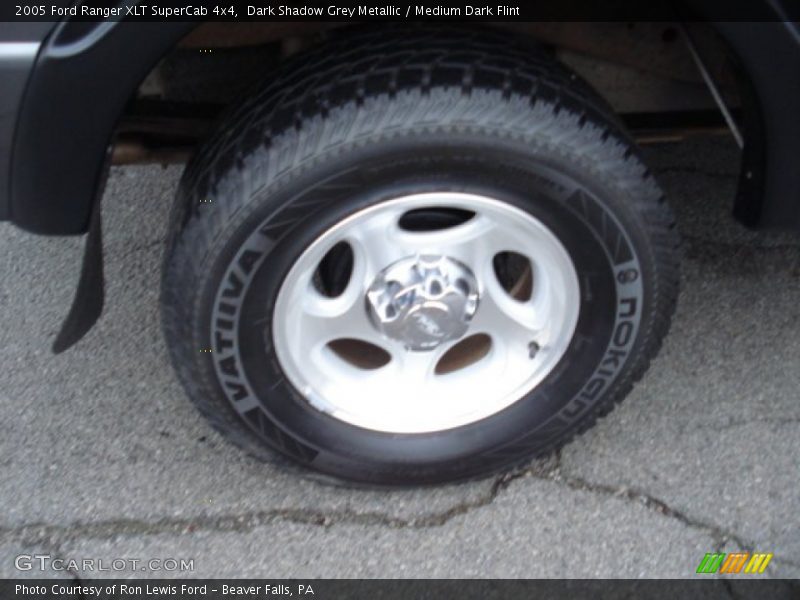 Dark Shadow Grey Metallic / Medium Dark Flint 2005 Ford Ranger XLT SuperCab 4x4