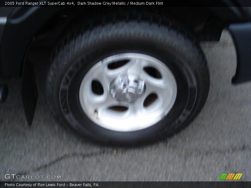Dark Shadow Grey Metallic / Medium Dark Flint 2005 Ford Ranger XLT SuperCab 4x4