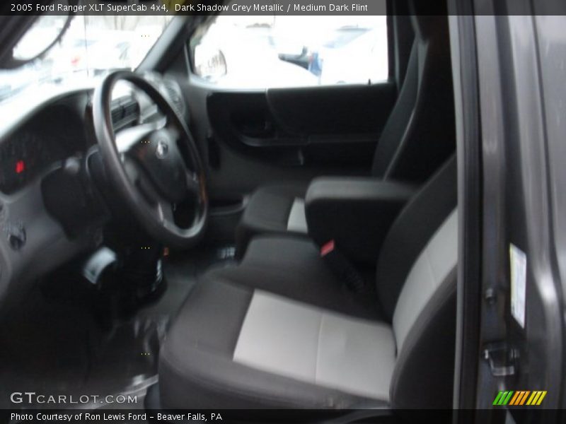 Dark Shadow Grey Metallic / Medium Dark Flint 2005 Ford Ranger XLT SuperCab 4x4