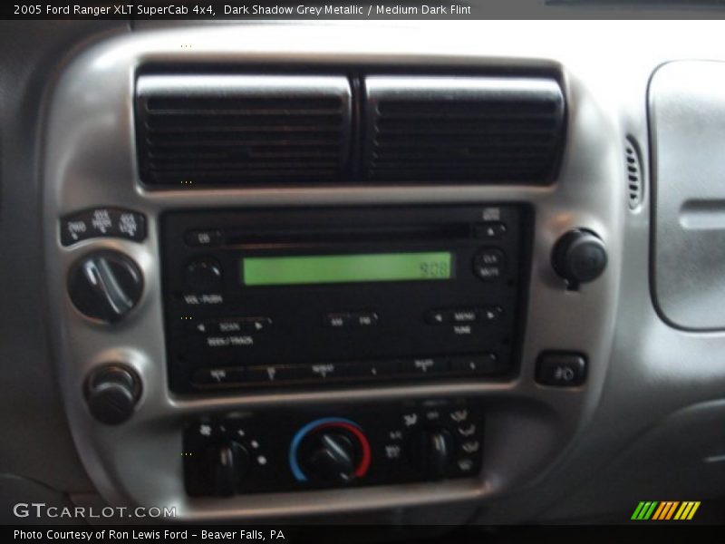 Dark Shadow Grey Metallic / Medium Dark Flint 2005 Ford Ranger XLT SuperCab 4x4