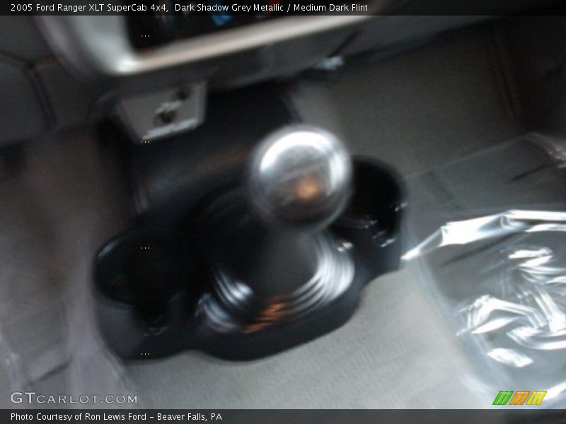 Dark Shadow Grey Metallic / Medium Dark Flint 2005 Ford Ranger XLT SuperCab 4x4