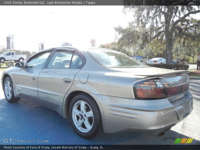 Light Bronzemist Metallic / Taupe 2002 Pontiac Bonneville SLE