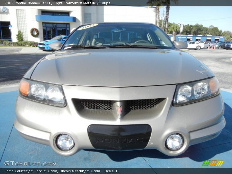 Light Bronzemist Metallic / Taupe 2002 Pontiac Bonneville SLE